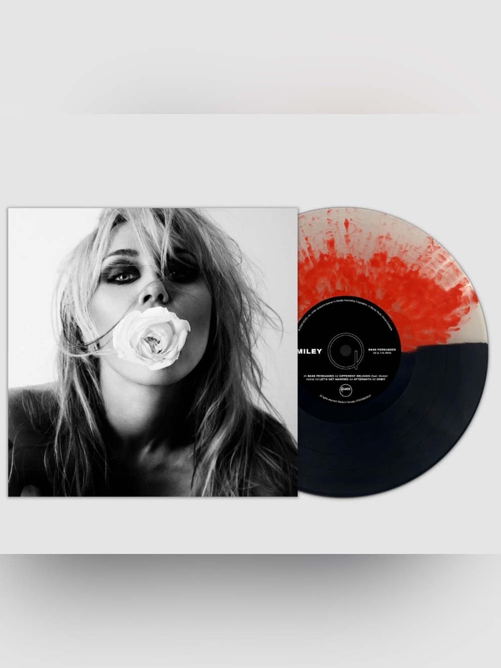 Miley Cyrus – Bass Persuades: Miley Vertigo Vinyl Splatter (Only 5000) In Hand